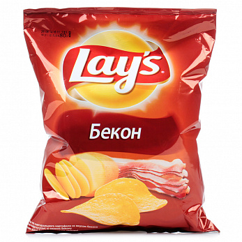 Чипсы Лейс Бекон 70г.