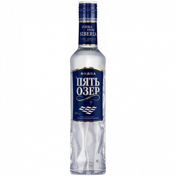 Водка Пять Озер 1L